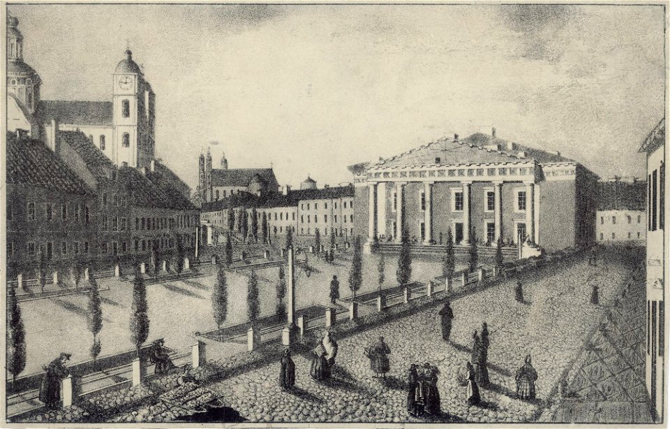 Vilenskaja ratuša. Віленская ратуша (J. Aziambłoŭski, 1835) (3)