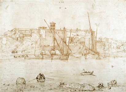 View of the Ripa Grande in Rome 412138 Chatsworth