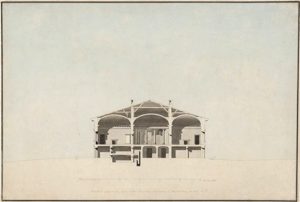Vilenskaja ratuša. Віленская ратуша (Ł. Gucevič, 1785-86) (4)