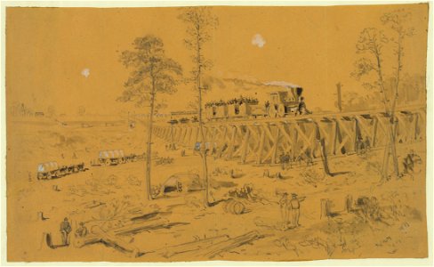 View on the U.S. Military R.R. in front of Petersburg LCCN2004661267