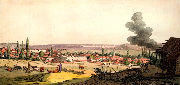 View of the eastern part of the city Karasubazar