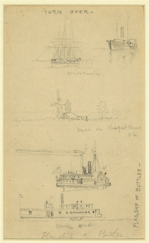 Views of ships and a mill LCCN2004660088