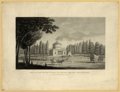 View of the water works at Centre Square Philadelphia LCCN2003690887
