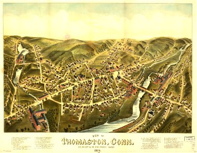 View of Thomaston, Conn. 1879. LOC 74693239