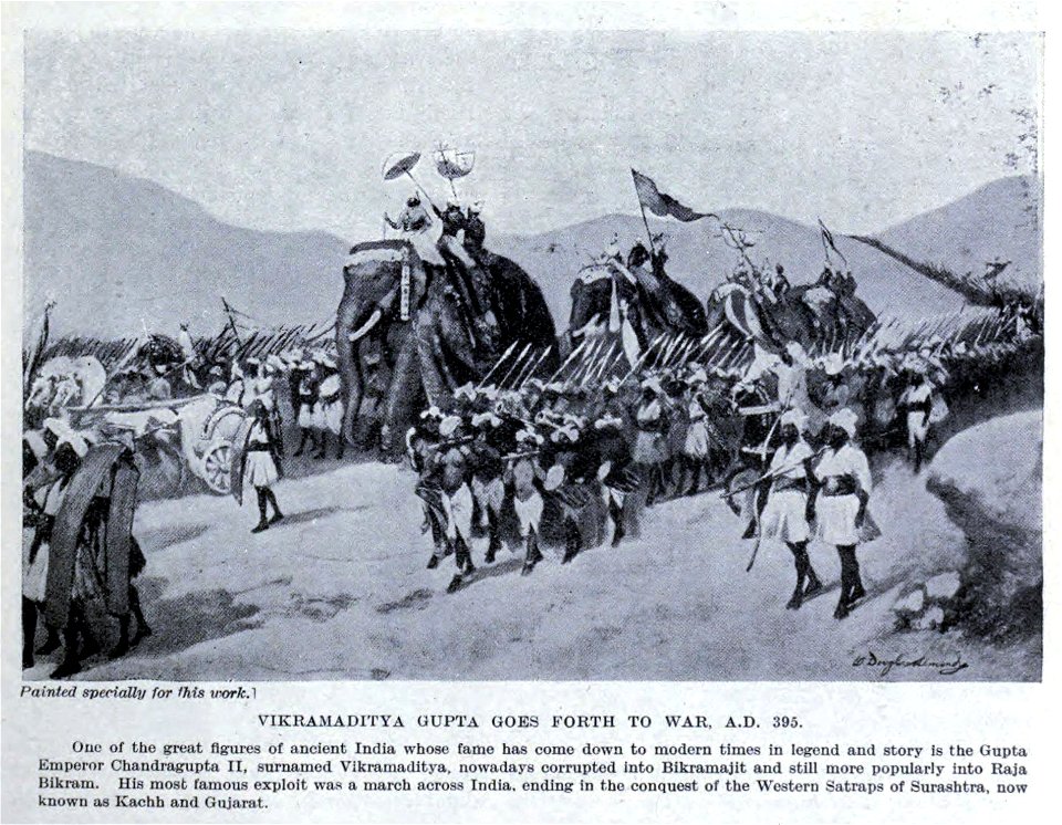 Vikramaditya goes forth to war