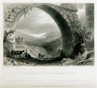 View through the aqueduct of Baghtcè Kèuï - Pardoe Julia - 1838