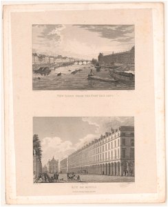 View taken from the Pont des Arts. Rue de Rivoli LCCN2003680810