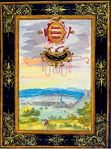 Villaiges des deulx Geiues (Givet in the Albums of Croÿ)