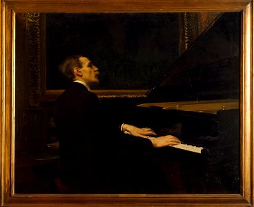 Vilhelm Stenhammar, 1871-1927 (Robert Thegerström) - Nationalmuseum - 18557