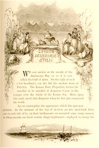 Vignette- Coast from Santa Maura - Wordsworth Christopher - 1882