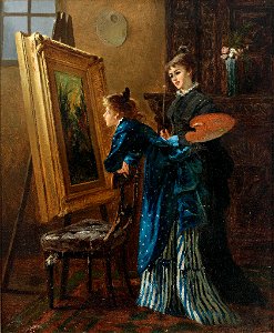 Vilhelm Jacob Rosenstand Malerin und Kunstinteressierte