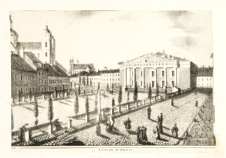 Vilenskaja ratuša. Віленская ратуша (J. Aziambłoŭski, 1835) (4)