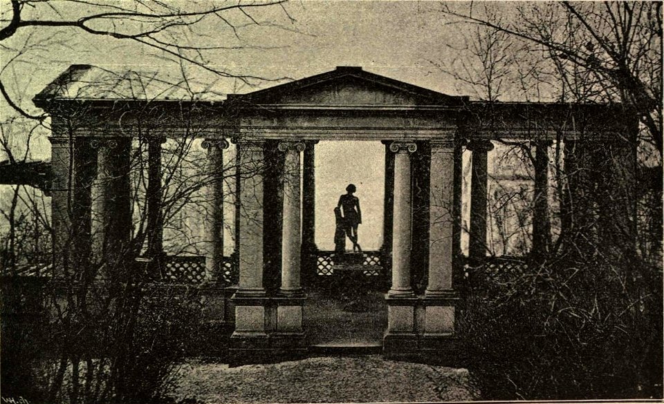 Villa Berg, Gartenbelvedere, um 1885
