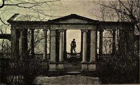 Villa Berg, Gartenbelvedere, um 1885