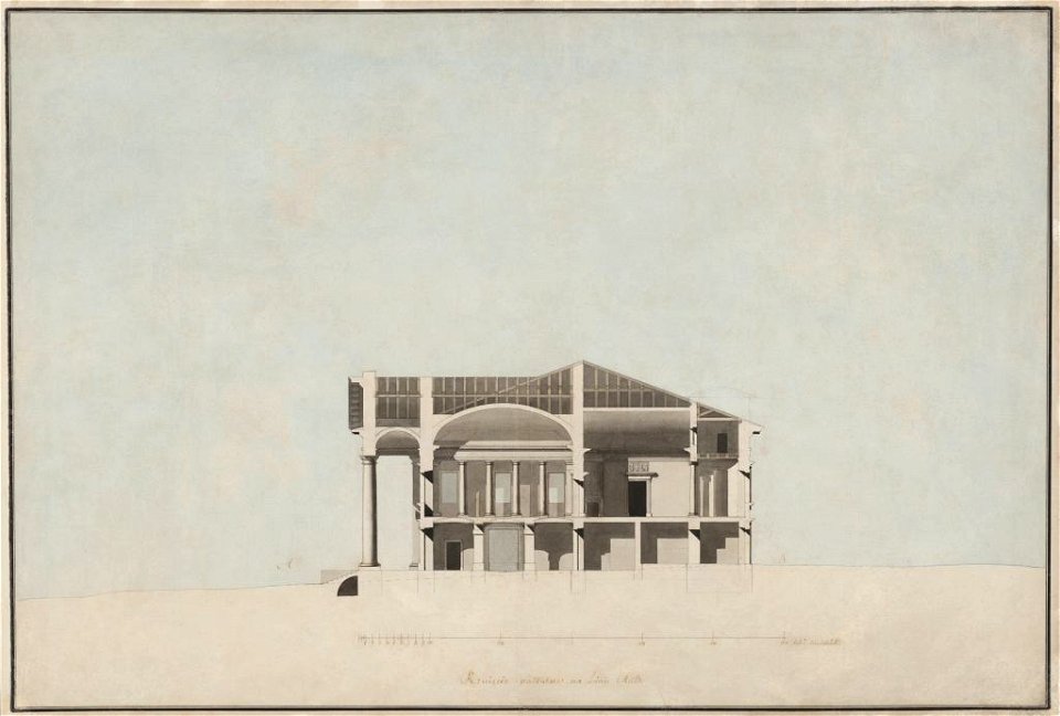 Vilenskaja ratuša. Віленская ратуша (Ł. Gucevič, 1785-86) (3)