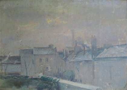 Village Brittany 1 by Félix Resurrección Hidalgo