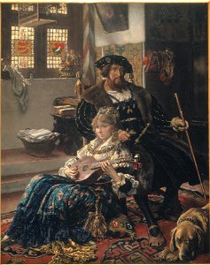 Vilhelm Rosenstand - Christian II og Dyveke - KMS7962 - Statens Museum for Kunst