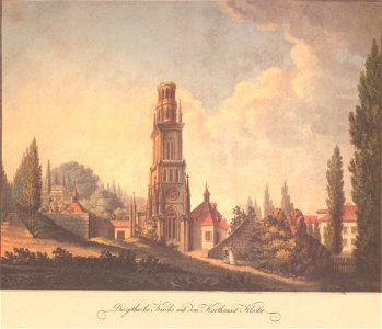 Viktor Heideloff, Die gothische Kirche mit dem Kartaeuser Kloster