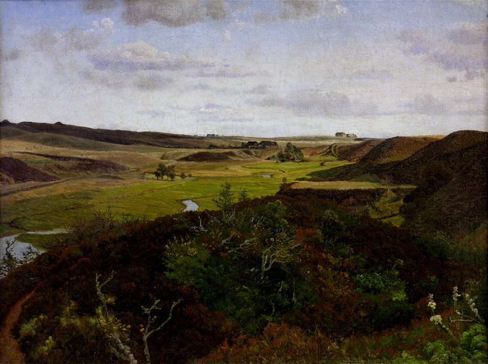 Vilhelm Kyhn - Dollerup Hills near Hald - KMS1684 - Statens Museum for Kunst