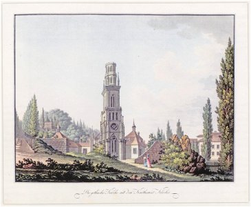 Viktor Heideloff, Die gothische Kirche mit dem Kartaeuser Kloster, 2