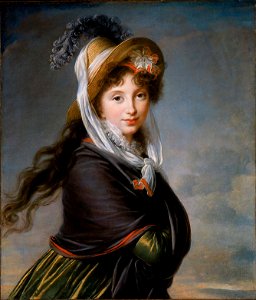 Vigée Lebrun Portrait of Young Woman. Free illustration for personal and commercial use.