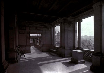 Villa Berg, Gartenbelvedere, um 1930