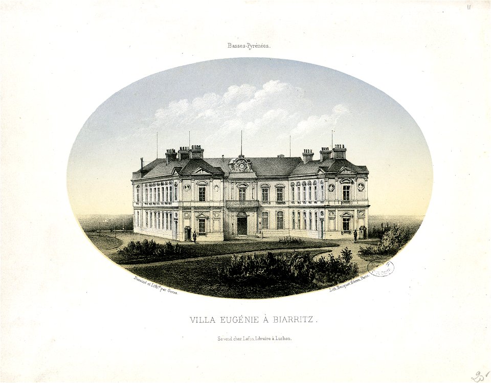 Villa Eugénie à Biarritz (Basses-Pyrénées) - Fonds Ancely - B315556101 A GORSE 2 011