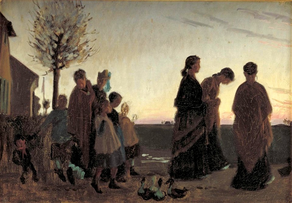 Viggo Johansen - Konfirmations-søndag. Dragør