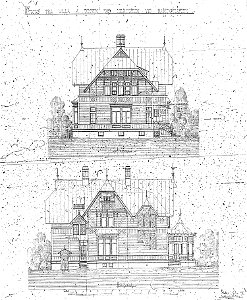 Villa Furubo ritning aug 1892d