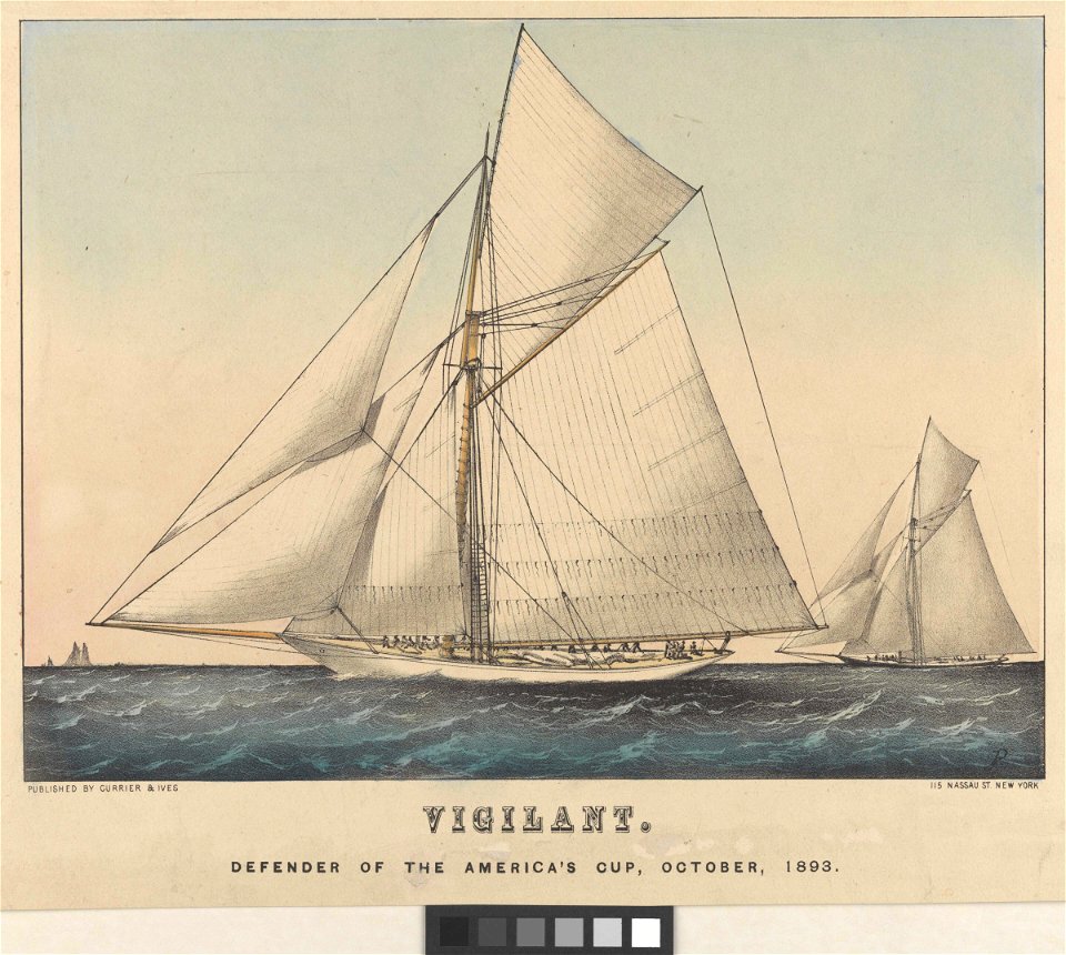 Vigilant Defender of the America's Cup, October 1893 RMG PY0499