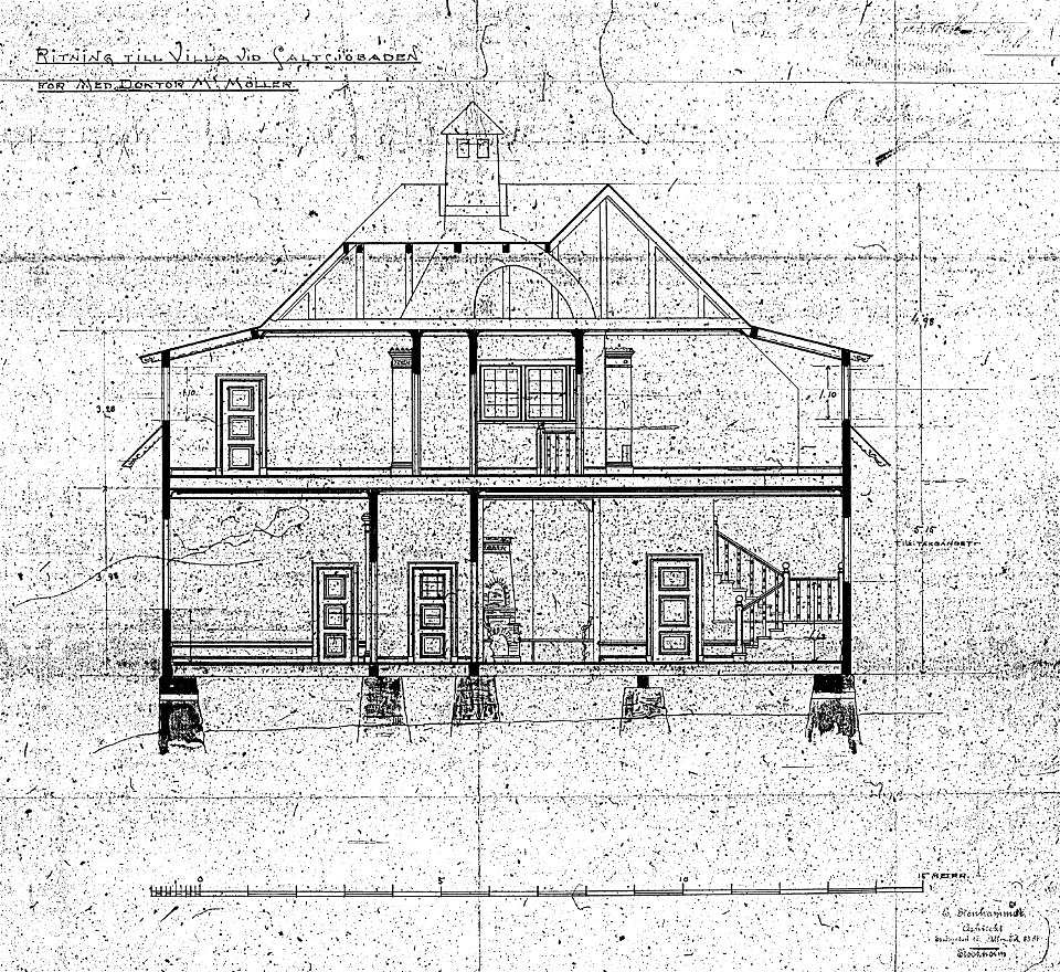 Villa Möller ritning 1897b