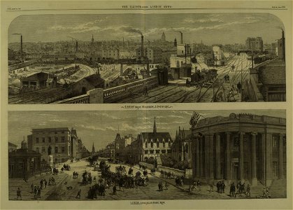 Views of Leeds - ILN 1864