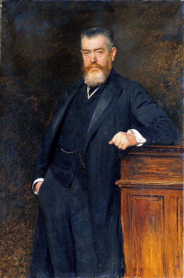 Viktor Stauffer - Unterrichtsminister Dr. Gustav Marchet - 1223 - Österreichische Galerie Belvedere