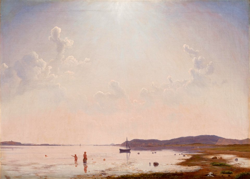 Vilhelm Kyhn - View of Roskilde Fjord near Frederikssund, Zealand - KMS7103 - Statens Museum for Kunst
