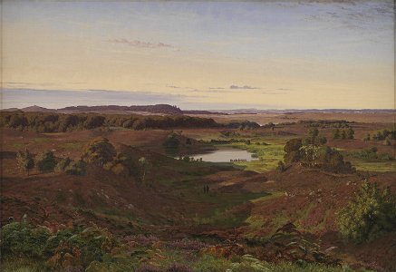 Vilhelm Kyhn - Landscape in the North of Zealand. Afternoon - KMS1821 - Statens Museum for Kunst
