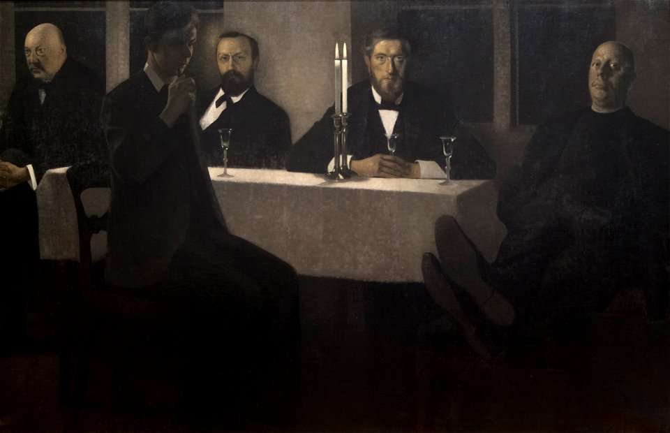 Vilhelm Hammershøi Five Portraits Thielska 117