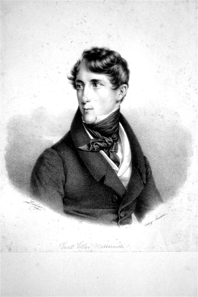 Viktor von Metternich Litho