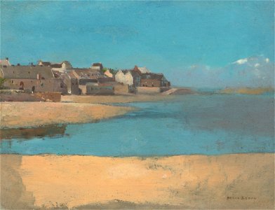 Village by the Sea in Brittany C15347
