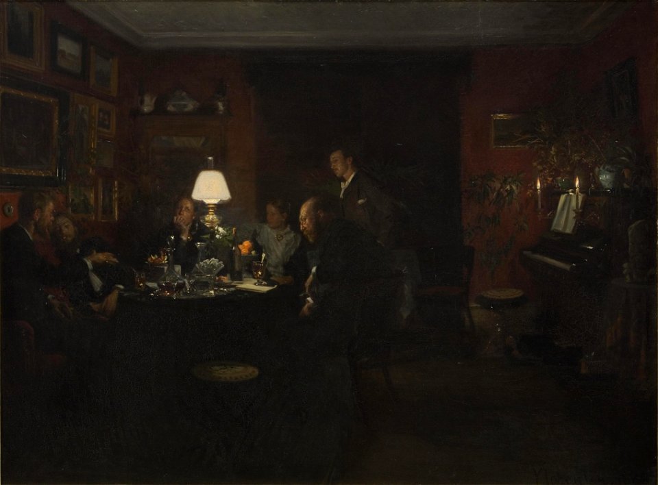 Viggo Johansen Aftenpassiar 1886