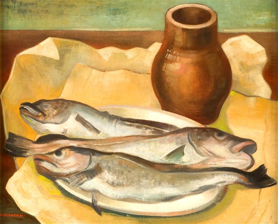 Viktor Planckh - Stillleben mit Fischen - 3895 - Belvedere