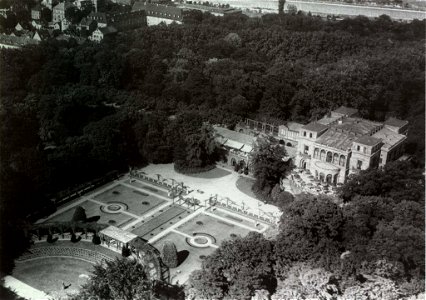 Villa Berg, Ansicht von Westen, 1920er Jahre
