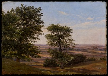 Vilhelm Kyhn - Landscape with Oaks - NM 7470 - Nationalmuseum