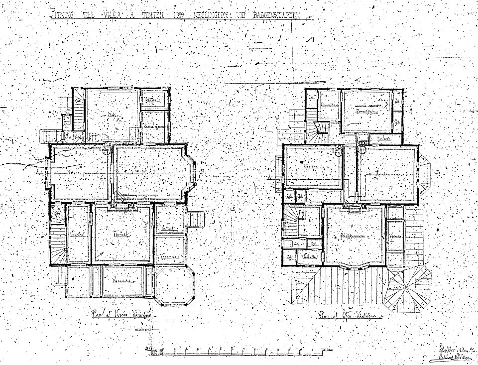 Villa Furubo ritning aug 1892a