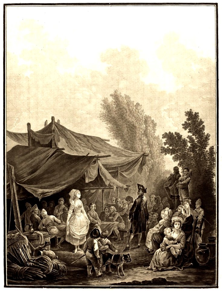 Village wedding C-M Descourtis after N-A Taunay 1785