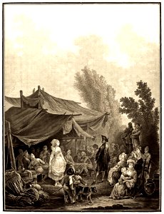 Village wedding C-M Descourtis after N-A Taunay 1785