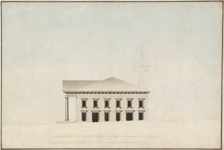 Vilenskaja ratuša. Віленская ратуша (Ł. Gucevič, 1785-86) (2)