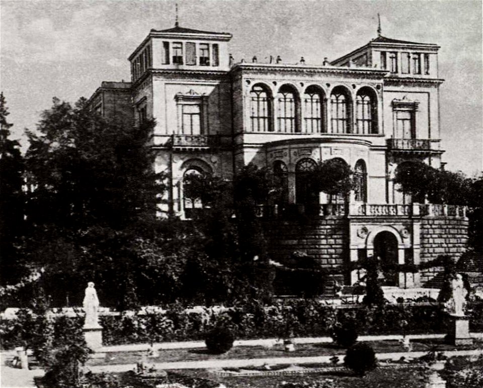 Villa Berg, Westfassade, 1913