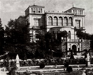 Villa Berg, Westfassade, 1913