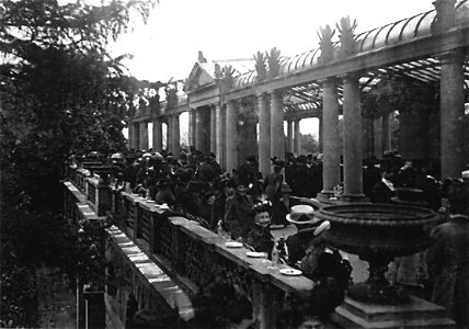 Villa Berg, Nordwestflügel, um 1900