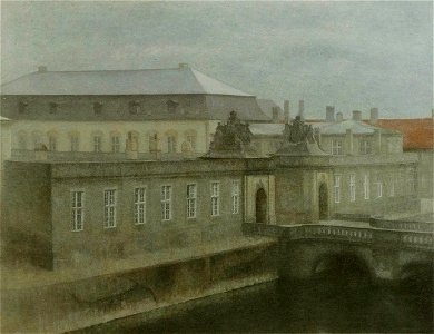 Vilhelm Hammershøi - Le Vieux Christiansborg